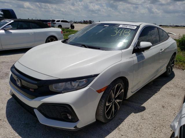 HONDA CIVIC SI 2018 with VIN 2HGFC3A54JH751372 - Photo from auction