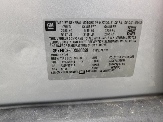 Photo 14 from auction – 2013 CADILLAC SRX with VIN 3GYFNCE36DS606699