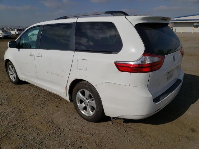 Photo 2 from auction – 2015 TOYOTA SIENNA LE with VIN 5TDKK3DC1FS570989