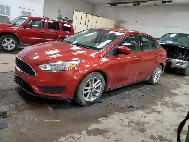 FORD FOCUS SE 2018 with VIN 1FADP3FE1JL295603 - Photo from auction