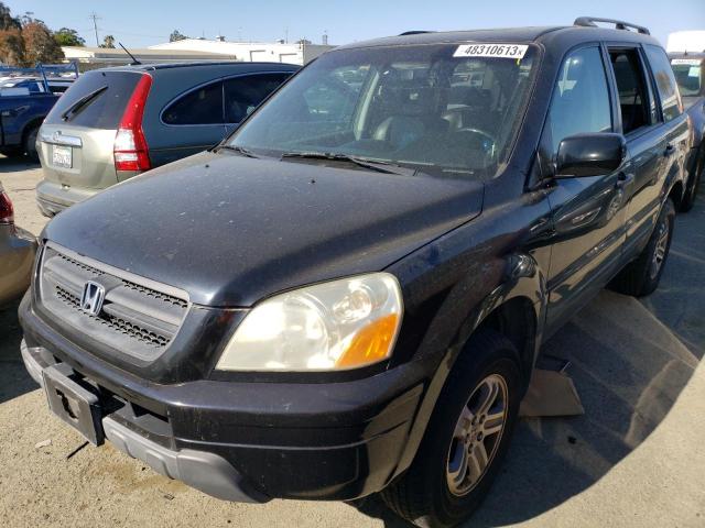 HONDA PILOT EXL 2005 with VIN 2HKYF18715H513079 - Photo from auction