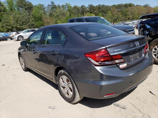 Photo 2 from auction – 2013 HONDA CIVIC LX with VIN 2HGFB2F5XDH520700