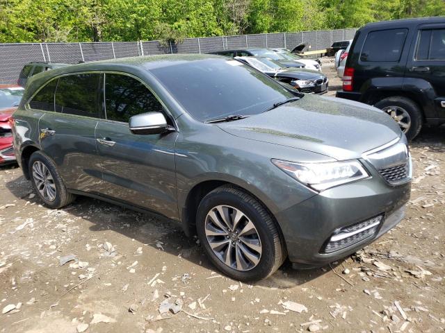 Photo 4 from auction – 2014 ACURA MDX TECHNO with VIN 5FRYD4H40EB011478