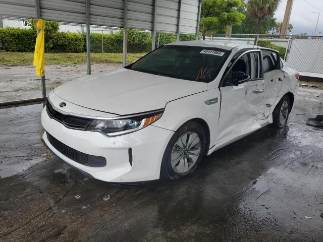 KIA OPTIMA HYB 2018 with VIN KNAGT4LE5J5021173 - Photo from auction