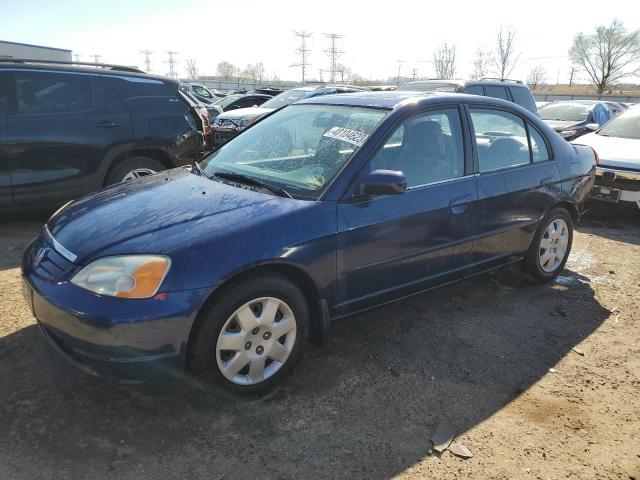 HONDA CIVIC EX 2002 with VIN 2HGES26732H524937 - Photo from auction