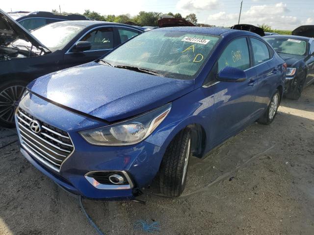 HYUNDAI ACCENT SE 2022 with VIN 3KPC24A65NE187705 - Photo from auction