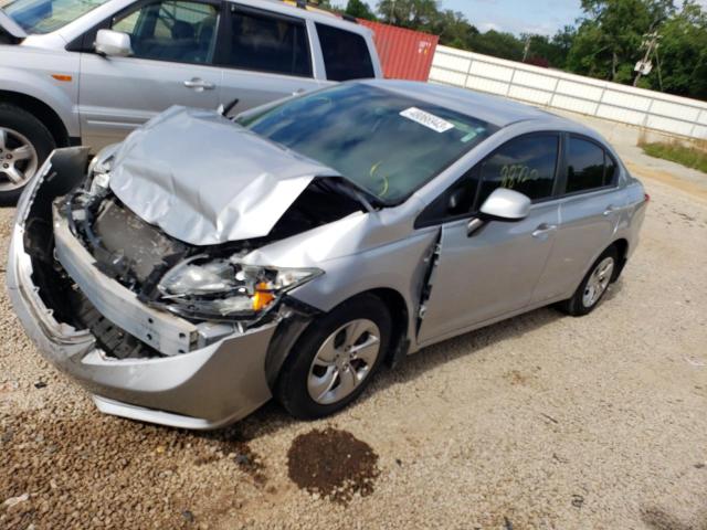 HONDA CIVIC LX 2013 with VIN 19XFB2F56DE075835 - Photo from auction