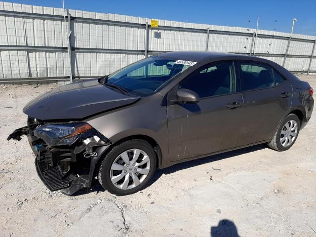 TOYOTA COROLLA L 2019 with VIN 5YFBURHE6KP878512 - Photo from auction