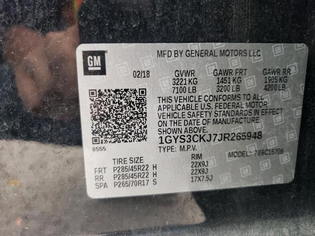 Photo 14 from auction – 2018 CADILLAC ESCALADE P with VIN 1GYS3CKJ7JR265948