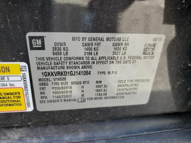 Photo 14 from auction – 2016 GMC ACADIA SLT with VIN 1GKKVRKD1GJ141084