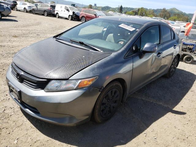 HONDA CIVIC LX 2012 with VIN 19XFB2F51CE339235 - Photo from auction
