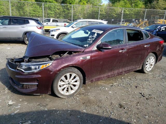 KIA OPTIMA LX 2017 with VIN 5XXGT4L32HG163293 - Photo from auction
