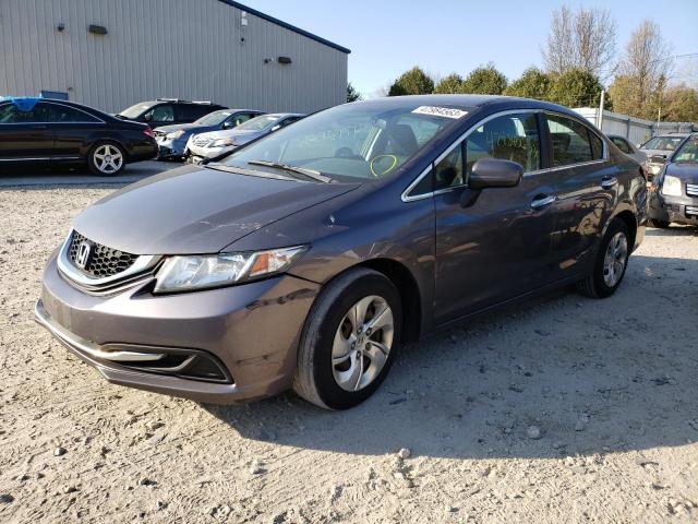 HONDA CIVIC LX 2014 with VIN 2HGFB2F53EH535184 - Photo from auction