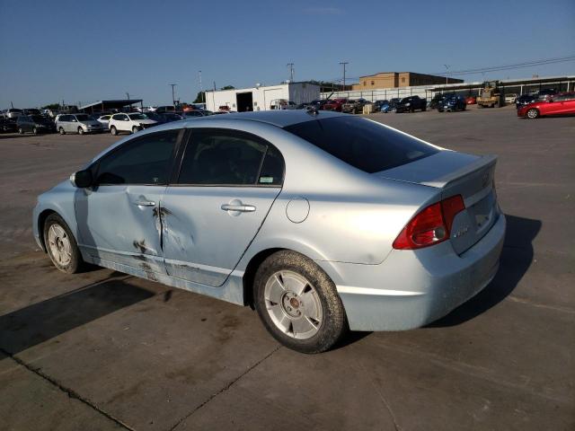 Photo 2 from auction – 2006 HONDA CIVIC HYBR with VIN JHMFA36296S007588