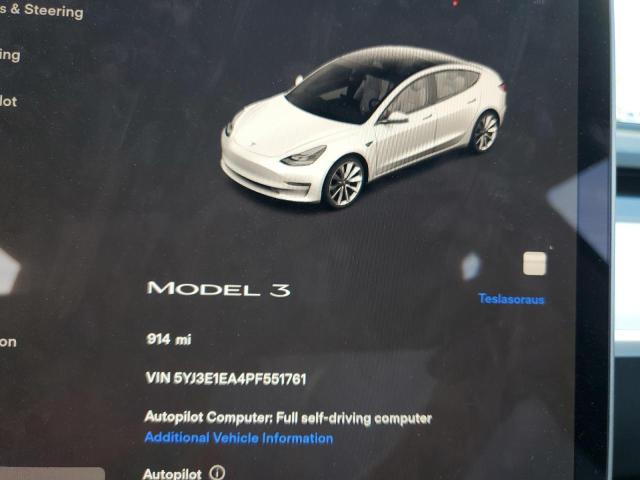 Photo 9 from auction – 2023 TESLA MODEL 3 with VIN 5YJ3E1EA4PF551761