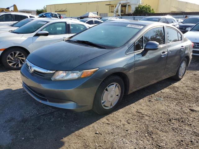 HONDA CIVIC HF 2012 with VIN 2HGFB2F66CH329248 - Photo from auction