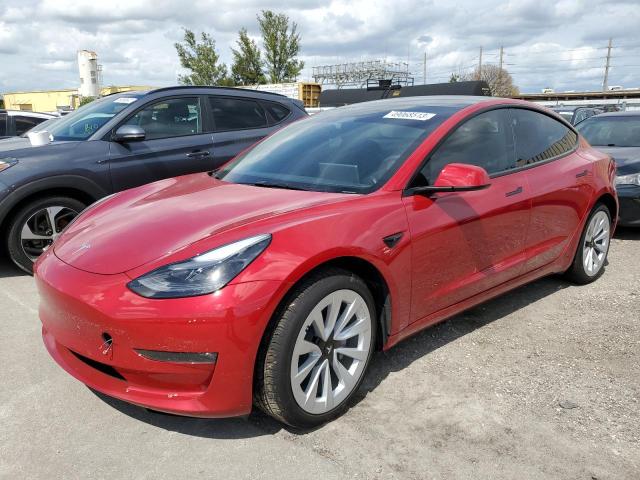 TESLA MODEL 3 2023 with VIN 5YJ3E1EB4PF388781 - Photo from auction