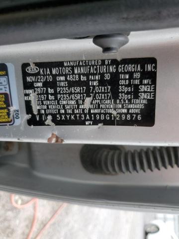 Photo 14 from auction – 2011 KIA SORENTO BA with VIN 5XYKT3A19BG129876