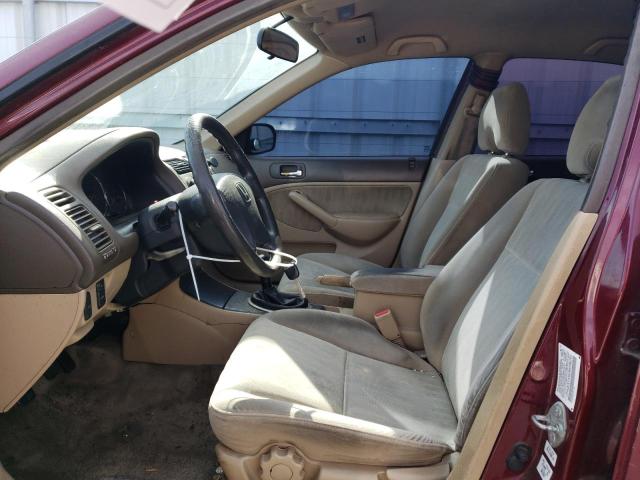 Photo 7 from auction – 2003 HONDA CIVIC LX with VIN 2HGES15563H596291