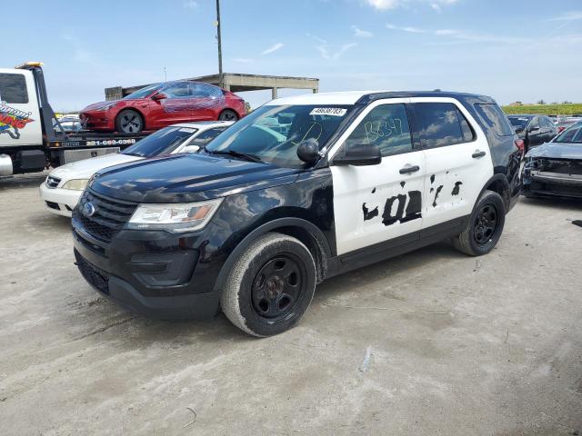 FORD EXPLORER P 2018 with VIN 1FM5K8AR9JGB92714 - Photo from auction