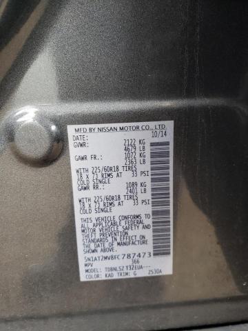 Photo 14 from auction – 2015 NISSAN ROGUE S with VIN 5N1AT2MV8FC787473