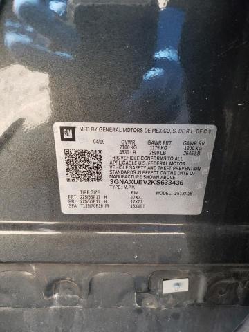 Photo 14 from auction – 2019 CHEVROLET EQUINOX LT with VIN 3GNAXUEV2KS633436