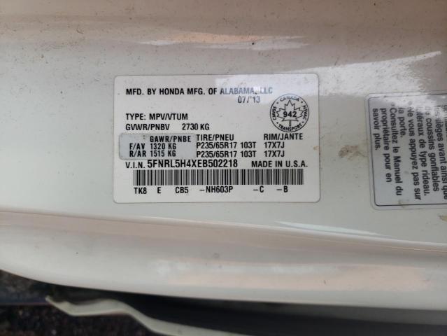 Photo 14 from auction – 2014 HONDA ODYSSEY EX with VIN 5FNRL5H4XEB502218