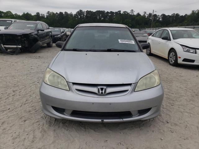 Photo 5 from auction – 2005 HONDA CIVIC LX with VIN 2HGES16545H626096