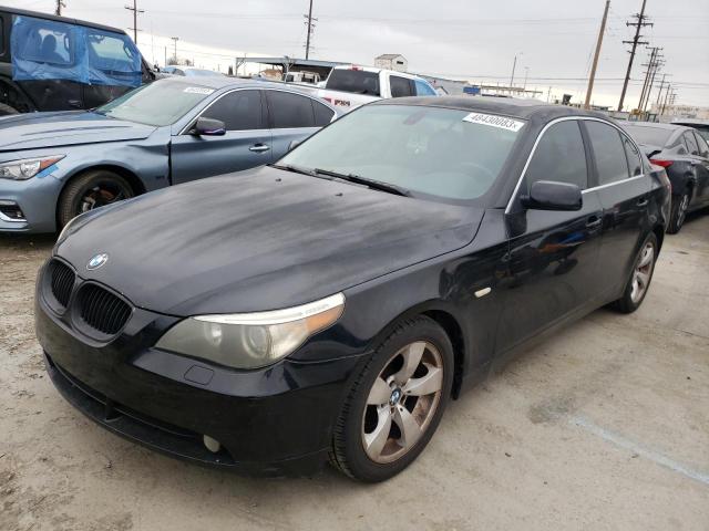 BMW 525 I 2007 with VIN WBANE53517CW62428 - Photo from auction