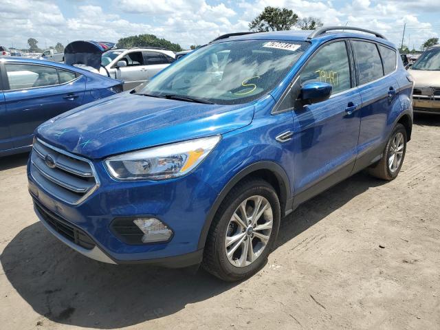 FORD ESCAPE SE 2018 with VIN 1FMCU0GDXJUC87363 - Photo from auction