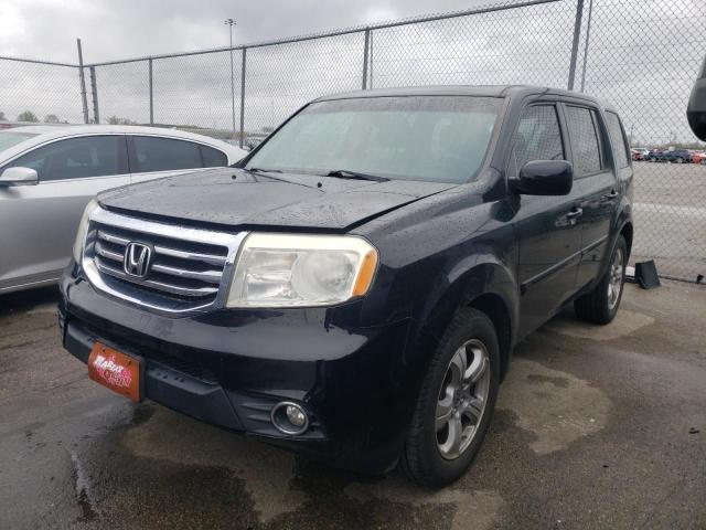 HONDA PILOT EXL 2012 with VIN 5FNYF4H62CB007345 - Photo from auction