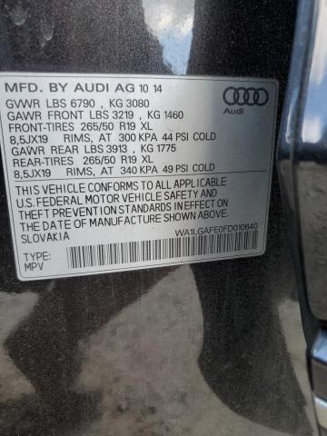 Photo 14 from auction – 2015 AUDI Q7 PREMIUM with VIN WA1LGAFE0FD010640