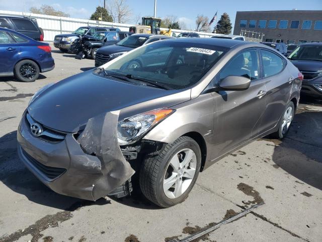 HYUNDAI ELANTRA GL 2012 with VIN 5NPDH4AE3CH069557 - Photo from auction