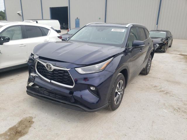 TOYOTA HIGHLANDER 2023 with VIN 5TDKDRAH6PS012800 - Photo from auction