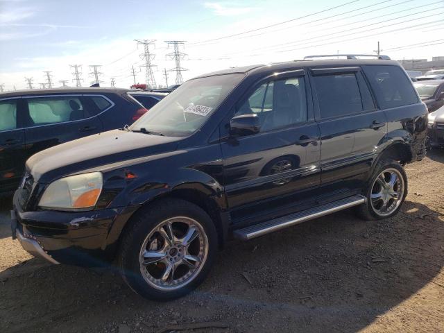 HONDA PILOT EXL 2004 with VIN 5FNYF18604B008199 - Photo from auction