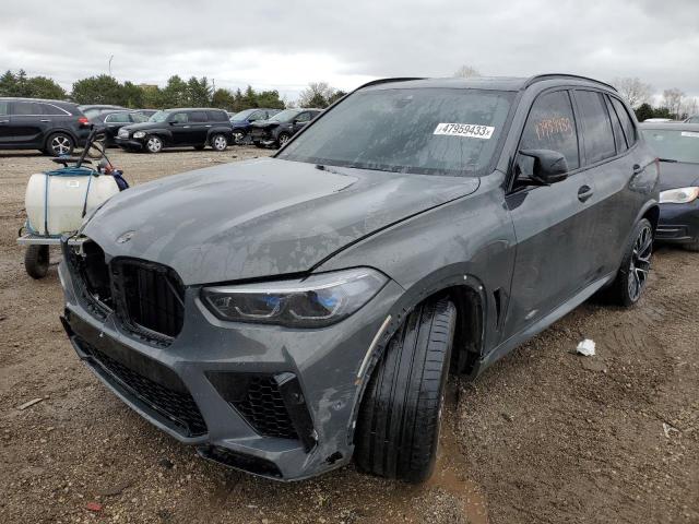 BMW X5 M 2022 with VIN 5YMJU0C09N9N41272 - Photo from auction