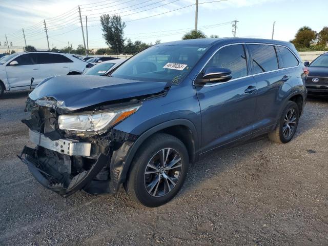 TOYOTA HIGHLANDER 2018 with VIN 5TDZARFH2JS034848 - Photo from auction