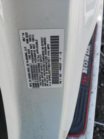 Photo 14 from auction – 2015 HONDA ODYSSEY TO with VIN 5FNRL5H97FB017077