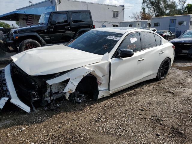 INFINITI Q50 PREMIU 2017 with VIN JN1EV7AP2HM738675 - Photo from auction