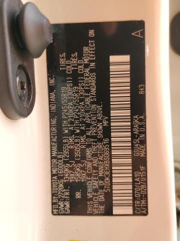 Photo 14 from auction – 2011 TOYOTA HIGHLANDER with VIN 5TDDK3EHXBS069516