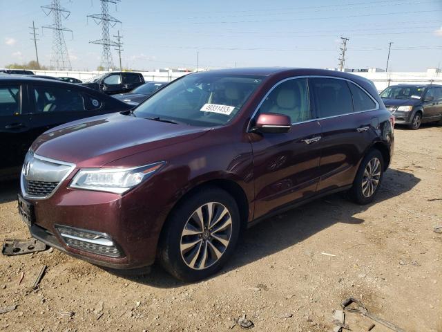 ACURA MDX TECHNO 2014 con VIN 5FRYD4H49EB016310 - Foto de la subasta