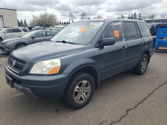 HONDA PILOT EXL 2005 with VIN 5FNYF18565B016266 - Photo from auction