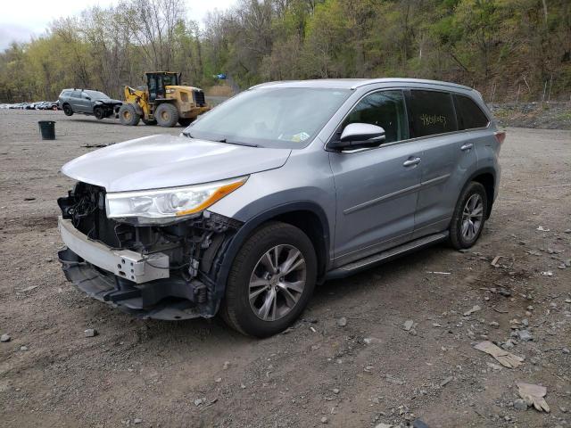 TOYOTA HIGHLANDER 2014 with VIN 5TDJKRFHXES037383 - Photo from auction