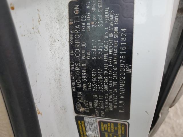 Photo 14 from auction – 2007 KIA SEDONA EX with VIN KNDMB233976161824