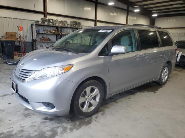 TOYOTA SIENNA LE 2017 with VIN 5TDKZ3DC2HS807892 - Photo from auction