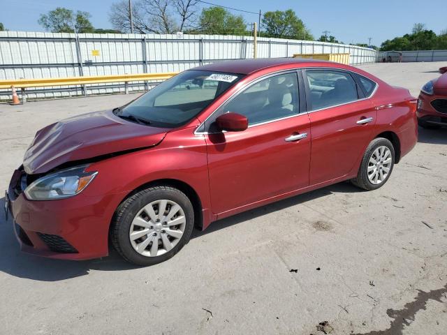 NISSAN SENTRA S 2017 with VIN 3N1AB7AP1HY346193 - Photo from auction