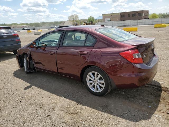 Photo 2 from auction – 2012 HONDA CIVIC EXL with VIN 19XFB2F92CE041635