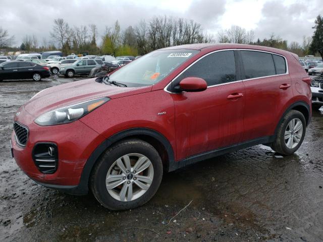 KIA SPORTAGE L 2017 with VIN KNDPMCAC8H7277737 - Photo from auction