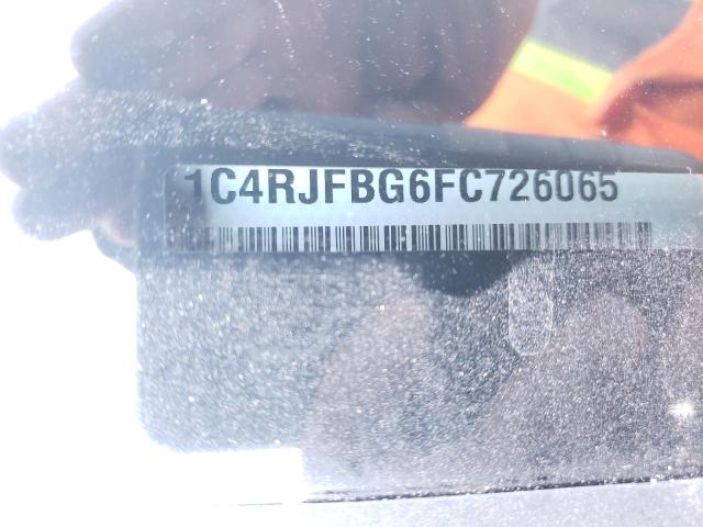 Photo 14 from auction – 2015 JEEP GRAND CHER with VIN 1C4RJFBG6FC726065
