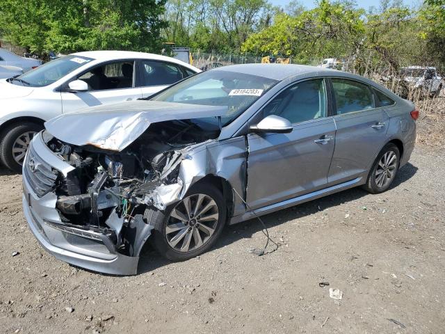 HYUNDAI SONATA SPO 2015 with VIN 5NPE34AF2FH074863 - Photo from auction